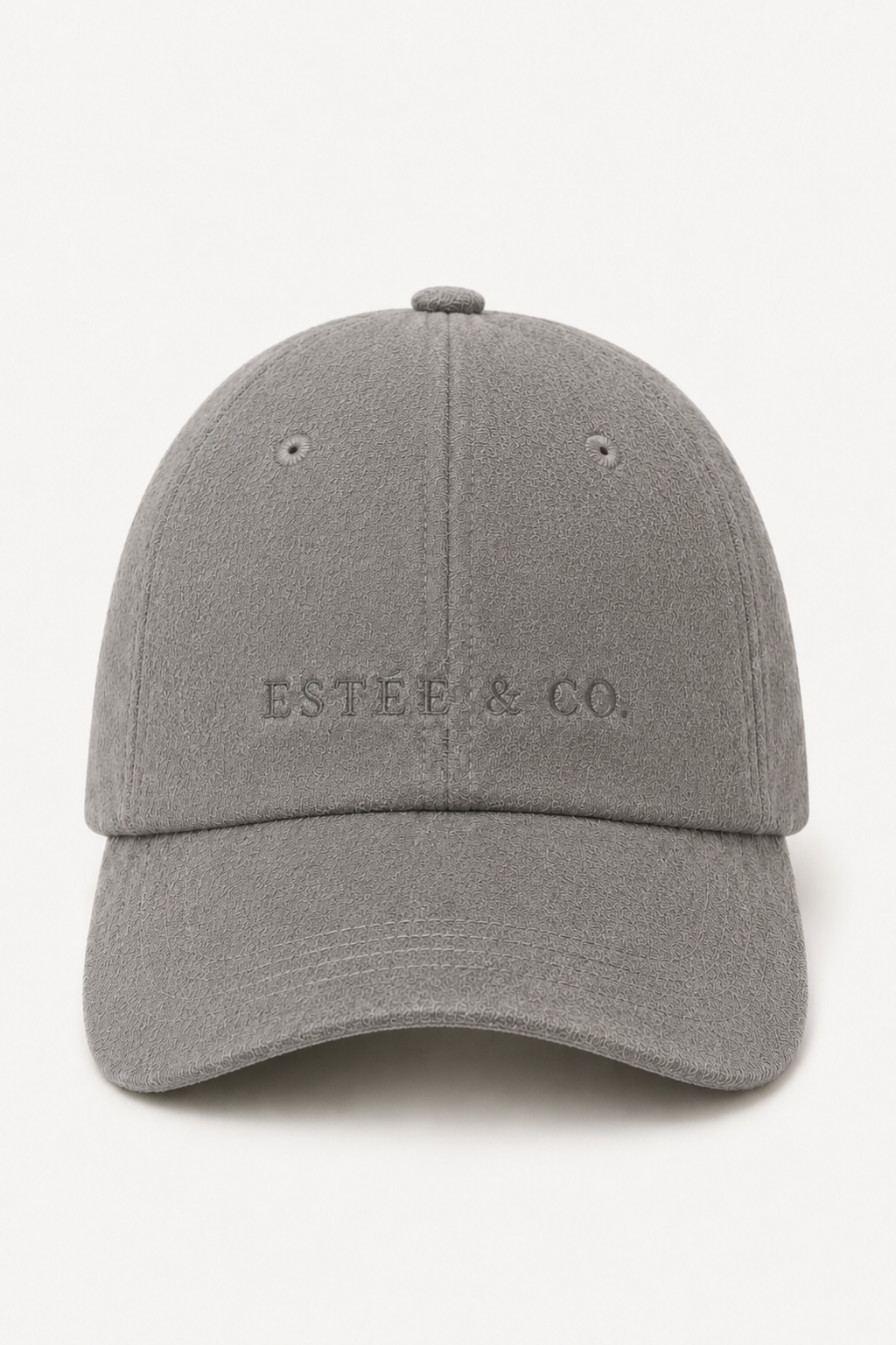 The Cashmere Cap — Stone Grey — front