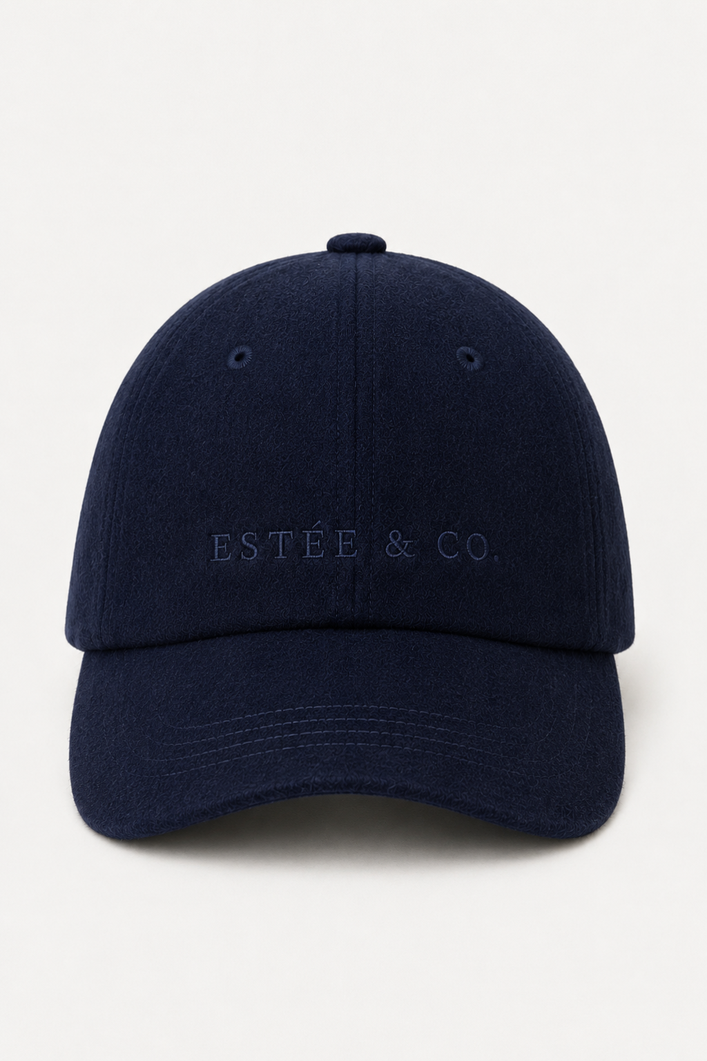 The Cashmere Cap — Navy — front