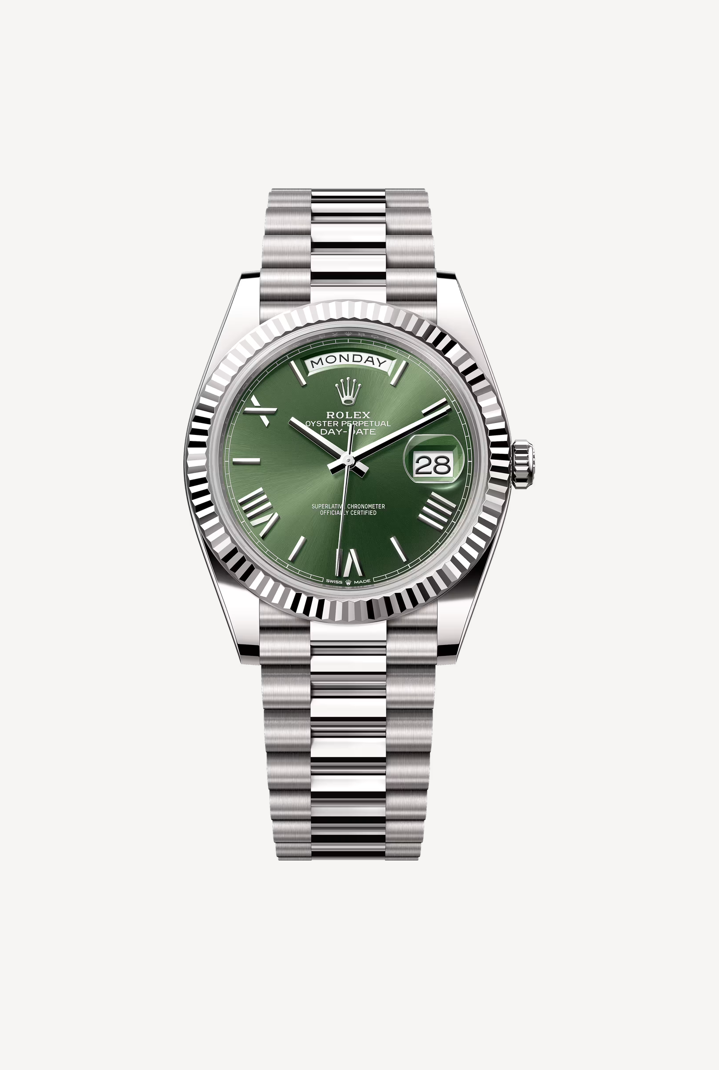 Day-Date 40 — White Gold